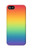 S3698 LGBTグラデーションプライドフラグ LGBT Gradient Pride Flag iPhone 5 5S SE バックケース、フリップケース・カバー