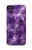S3713 パープルクォーツアメジストグラフィックプリント Purple Quartz Amethyst Graphic Printed iPhone 5 5S SE バックケース、フリップケース・カバー