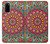 S3694 ヒッピーアートパターン Hippie Art Pattern Samsung Galaxy S20 バックケース、フリップケース・カバー