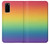 S3698 LGBTグラデーションプライドフラグ LGBT Gradient Pride Flag Samsung Galaxy S20 バックケース、フリップケース・カバー