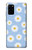 S3681 デイジーの花のパターン Daisy Flowers Pattern Samsung Galaxy S20 Plus, Galaxy S20+ バックケース、フリップケース・カバー