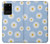 S3681 デイジーの花のパターン Daisy Flowers Pattern Samsung Galaxy S20 Plus, Galaxy S20+ バックケース、フリップケース・カバー