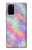 S3706 パステルレインボーギャラクシーピンクスカイ Pastel Rainbow Galaxy Pink Sky Samsung Galaxy S20 Plus, Galaxy S20+ バックケース、フリップケース・カバー