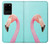 S3708 ピンクのフラミンゴ Pink Flamingo Samsung Galaxy S20 Plus, Galaxy S20+ バックケース、フリップケース・カバー