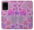 S3710 ピンクのラブハート Pink Love Heart Samsung Galaxy S20 Plus, Galaxy S20+ バックケース、フリップケース・カバー