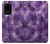 S3713 パープルクォーツアメジストグラフィックプリント Purple Quartz Amethyst Graphic Printed Samsung Galaxy S20 Plus, Galaxy S20+ バックケース、フリップケース・カバー