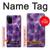S3713 パープルクォーツアメジストグラフィックプリント Purple Quartz Amethyst Graphic Printed Samsung Galaxy S20 Plus, Galaxy S20+ バックケース、フリップケース・カバー