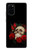 S3753 ダークゴシックゴススカルローズ Dark Gothic Goth Skull Roses Samsung Galaxy S20 Plus, Galaxy S20+ バックケース、フリップケース・カバー