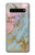 S3717 ローズゴールドブルーパステル大理石グラフィックプリント Rose Gold Blue Pastel Marble Graphic Printed Samsung Galaxy S10 5G バックケース、フリップケース・カバー