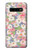 S3688 花の花のアートパターン Floral Flower Art Pattern Samsung Galaxy S10 Plus バックケース、フリップケース・カバー