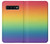 S3698 LGBTグラデーションプライドフラグ LGBT Gradient Pride Flag Samsung Galaxy S10 Plus バックケース、フリップケース・カバー