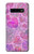 S3710 ピンクのラブハート Pink Love Heart Samsung Galaxy S10 Plus バックケース、フリップケース・カバー