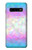 S3747 トランスフラッグポリゴン Trans Flag Polygon Samsung Galaxy S10 Plus バックケース、フリップケース・カバー