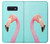 S3708 ピンクのフラミンゴ Pink Flamingo Samsung Galaxy S10e バックケース、フリップケース・カバー