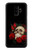 S3753 ダークゴシックゴススカルローズ Dark Gothic Goth Skull Roses Samsung Galaxy S9 バックケース、フリップケース・カバー