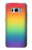 S3698 LGBTグラデーションプライドフラグ LGBT Gradient Pride Flag Samsung Galaxy S8 Plus バックケース、フリップケース・カバー