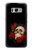 S3753 ダークゴシックゴススカルローズ Dark Gothic Goth Skull Roses Samsung Galaxy S8 バックケース、フリップケース・カバー