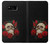 S3753 ダークゴシックゴススカルローズ Dark Gothic Goth Skull Roses Samsung Galaxy S8 バックケース、フリップケース・カバー