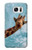 S3680 かわいいスマイルキリン Cute Smile Giraffe Samsung Galaxy S7 バックケース、フリップケース・カバー