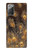 S3691 ゴールドピーコックフェザー Gold Peacock Feather Samsung Galaxy Note 20 バックケース、フリップケース・カバー