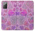S3710 ピンクのラブハート Pink Love Heart Samsung Galaxy Note 20 バックケース、フリップケース・カバー