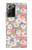 S3688 花の花のアートパターン Floral Flower Art Pattern Samsung Galaxy Note 20 Ultra, Ultra 5G バックケース、フリップケース・カバー