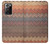 S3752 ジグザグ生地パターングラフィックプリント Zigzag Fabric Pattern Graphic Printed Samsung Galaxy Note 20 Ultra, Ultra 5G バックケース、フリップケース・カバー