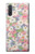 S3688 花の花のアートパターン Floral Flower Art Pattern Samsung Galaxy Note 10 バックケース、フリップケース・カバー