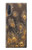 S3691 ゴールドピーコックフェザー Gold Peacock Feather Samsung Galaxy Note 10 バックケース、フリップケース・カバー