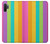 S3678 カラフルなレインボーバーティカル Colorful Rainbow Vertical Samsung Galaxy Note 10 Plus バックケース、フリップケース・カバー