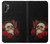 S3753 ダークゴシックゴススカルローズ Dark Gothic Goth Skull Roses Samsung Galaxy Note 10 Plus バックケース、フリップケース・カバー