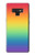 S3698 LGBTグラデーションプライドフラグ LGBT Gradient Pride Flag Note 9 Samsung Galaxy Note9 バックケース、フリップケース・カバー