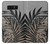 S3692 灰色の黒いヤシの葉 Gray Black Palm Leaves Note 8 Samsung Galaxy Note8 バックケース、フリップケース・カバー
