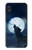 S3693 グリムホワイトウルフ満月 Grim White Wolf Full Moon Samsung Galaxy A10e バックケース、フリップケース・カバー