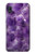 S3713 パープルクォーツアメジストグラフィックプリント Purple Quartz Amethyst Graphic Printed Samsung Galaxy A10e バックケース、フリップケース・カバー