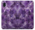 S3713 パープルクォーツアメジストグラフィックプリント Purple Quartz Amethyst Graphic Printed Samsung Galaxy A10e バックケース、フリップケース・カバー