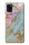 S3717 ローズゴールドブルーパステル大理石グラフィックプリント Rose Gold Blue Pastel Marble Graphic Printed Samsung Galaxy A31 バックケース、フリップケース・カバー