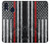 S3687 消防士細い赤い線アメリカの国旗 Firefighter Thin Red Line American Flag Samsung Galaxy A40 バックケース、フリップケース・カバー
