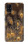 S3691 ゴールドピーコックフェザー Gold Peacock Feather Samsung Galaxy A41 バックケース、フリップケース・カバー