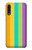 S3678 カラフルなレインボーバーティカル Colorful Rainbow Vertical Samsung Galaxy A50 バックケース、フリップケース・カバー