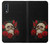 S3753 ダークゴシックゴススカルローズ Dark Gothic Goth Skull Roses Samsung Galaxy A50 バックケース、フリップケース・カバー