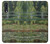 S3674 クロードモネ歩道橋とスイレンプール Claude Monet Footbridge and Water Lily Pool Samsung Galaxy A70 バックケース、フリップケース・カバー