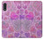 S3710 ピンクのラブハート Pink Love Heart Samsung Galaxy A01 バックケース、フリップケース・カバー