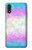 S3747 トランスフラッグポリゴン Trans Flag Polygon Samsung Galaxy A01 バックケース、フリップケース・カバー