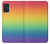 S3698 LGBTグラデーションプライドフラグ LGBT Gradient Pride Flag Samsung Galaxy A51 バックケース、フリップケース・カバー