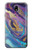 S3676 カラフルな抽象的な大理石の石 Colorful Abstract Marble Stone Samsung Galaxy J7 (2018), J7 Aero, J7 Top, J7 Aura, J7 Crown, J7 Refine, J7 Eon, J7 V 2nd Gen, J7 Star バックケース、フリップケース・カバー