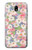 S3688 花の花のアートパターン Floral Flower Art Pattern Samsung Galaxy J7 (2018), J7 Aero, J7 Top, J7 Aura, J7 Crown, J7 Refine, J7 Eon, J7 V 2nd Gen, J7 Star バックケース、フリップケース・カバー
