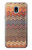 S3752 ジグザグ生地パターングラフィックプリント Zigzag Fabric Pattern Graphic Printed Samsung Galaxy J3 (2018), J3 Star, J3 V 3rd Gen, J3 Orbit, J3 Achieve, Express Prime 3, Amp Prime 3 バックケース、フリップケース・カバー
