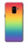 S3698 LGBTグラデーションプライドフラグ LGBT Gradient Pride Flag Samsung Galaxy A8 (2018) バックケース、フリップケース・カバー