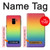 S3698 LGBTグラデーションプライドフラグ LGBT Gradient Pride Flag Samsung Galaxy A8 (2018) バックケース、フリップケース・カバー